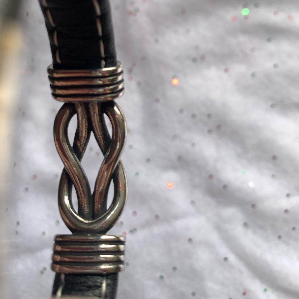 Genuine Braided Leather Bangle/Cuff Bracelet… Unisex (Men’s or Women’s) - Picture 4 of 16